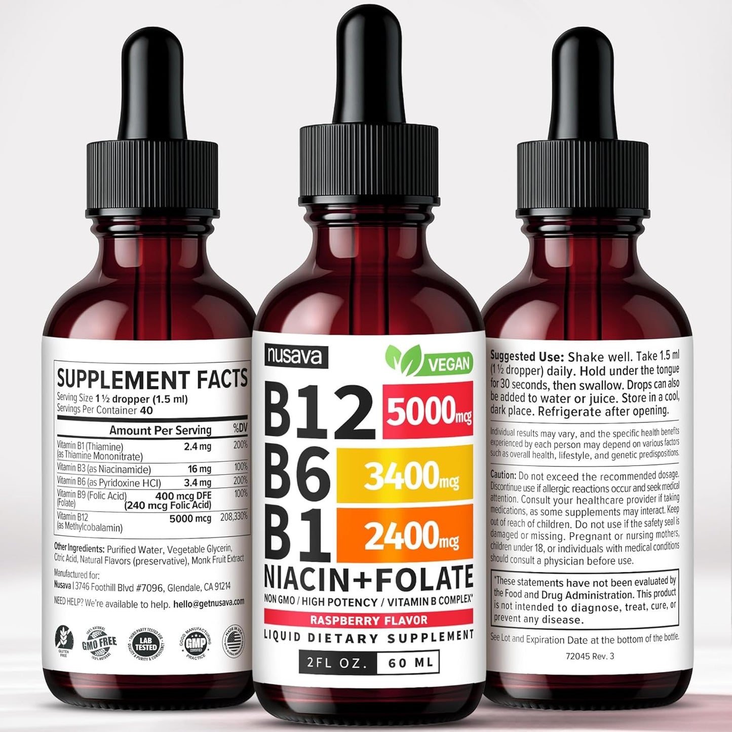 Vitamin B12 & B6 Liquid Drops