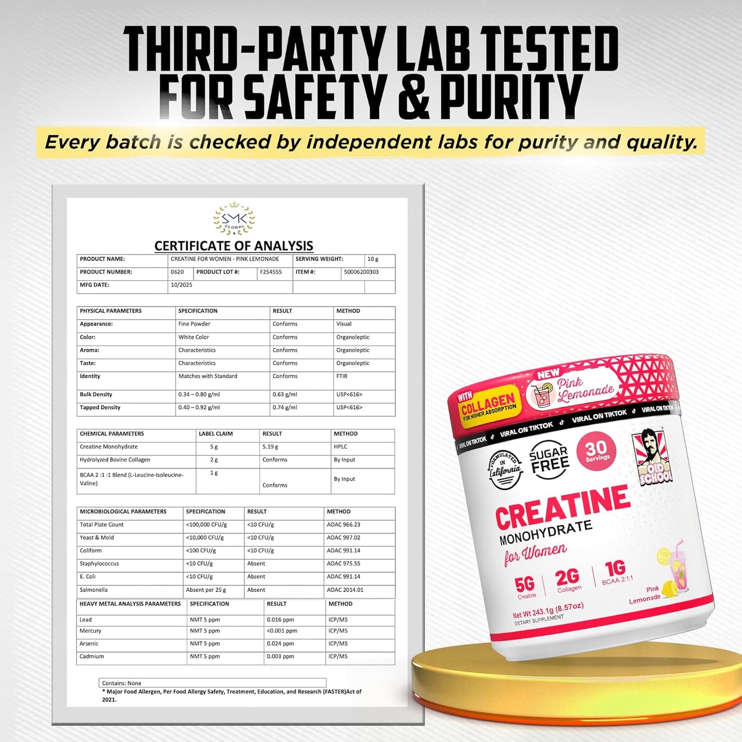 Creatine Monohydrate Powder 5G