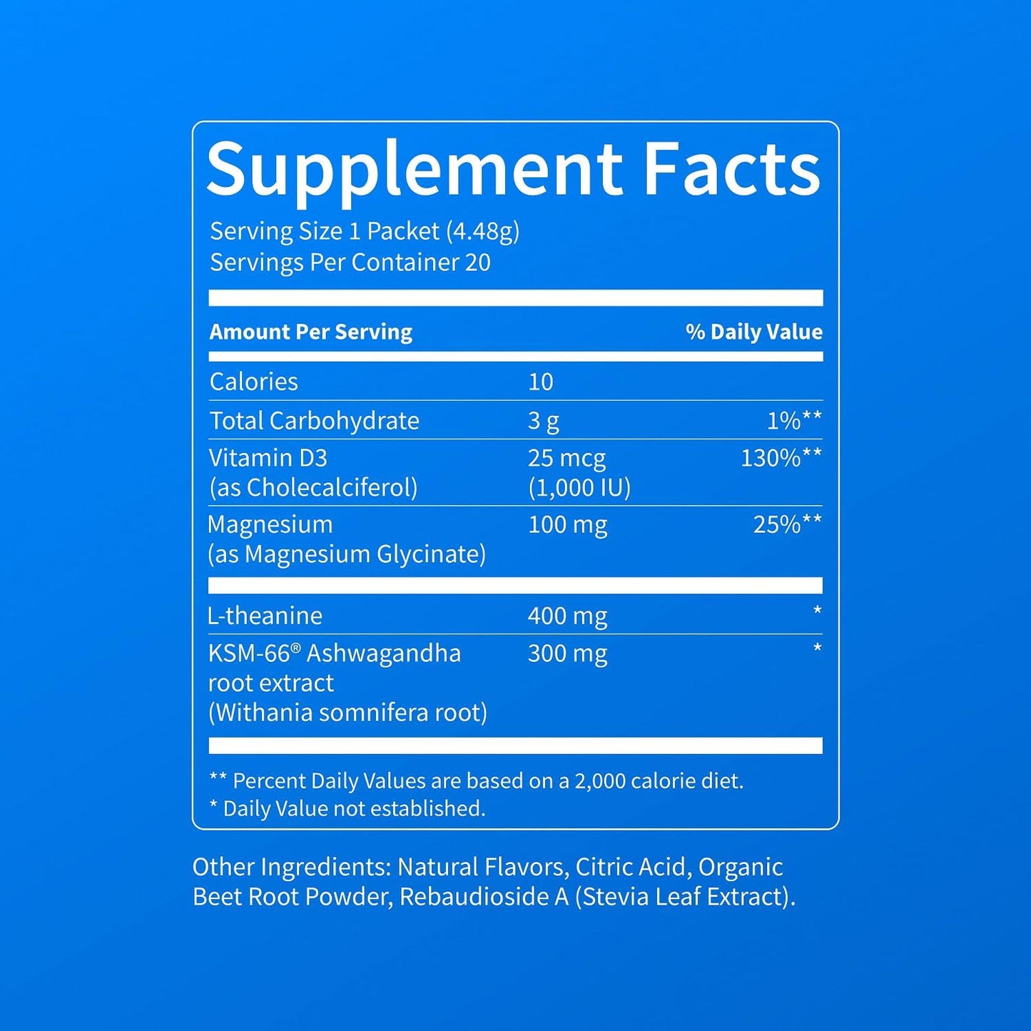 Supercalm Powdered Drink Mix
