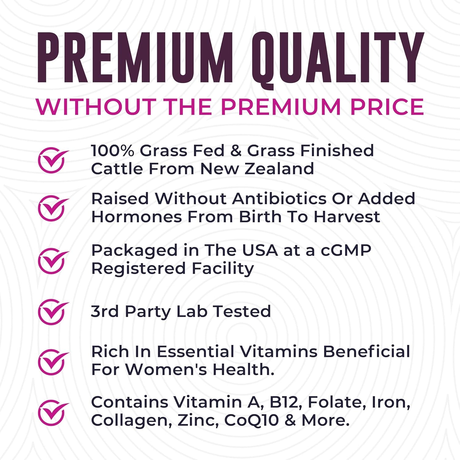 Beef Organ Supplement for Women